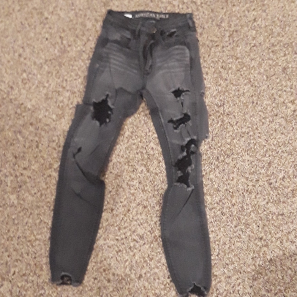 AE Black Jeans Size 2R